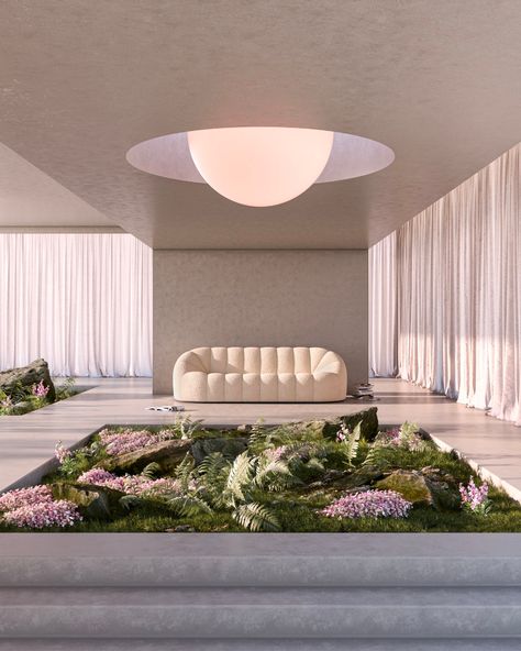 Surrealistic Architecture, Surrealist Architecture, Instagram Concept, Dreamscape Architecture, Futuristic Interior, 3d Interior, Patio Interior, Minimalist Architecture, Interior Inspo