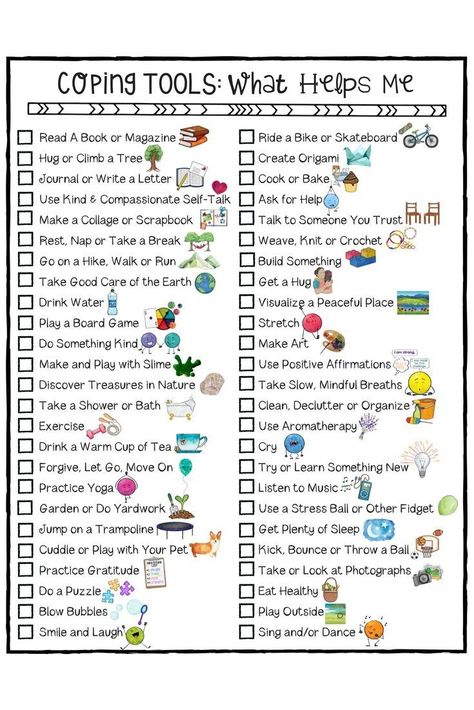 Coping Skills Worksheet, Coping Skills Worksheets, Kids Coping Skills, Counseling Worksheets, School Counseling Lessons, Counseling Lessons, School Social Work, Counseling Activities, Child Therapy