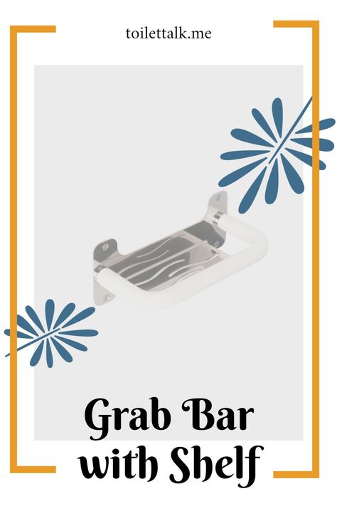 Yes, my friends, a grab bar with shelf combination product does exist thanks to Ponte Giulio! No one’s going to know that you’re gonna hang onto that grab bar for balance! Check it out! Age In Place Bathroom, Age In Place, Shower Grab Bar, Slippery Floor, Shower Shelf, Accessible Bathroom, Shower Chair, Bathroom Safety, Grab Bar