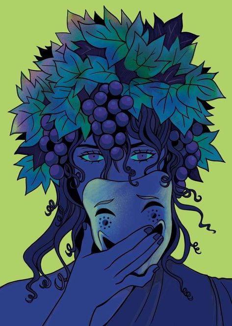 Dionysus God, Greek And Roman Mythology, Greek Mythology Art, Lore Olympus, Roman Mythology, Mythology Art, Greek Myths, Greek Gods, Gods And Goddesses