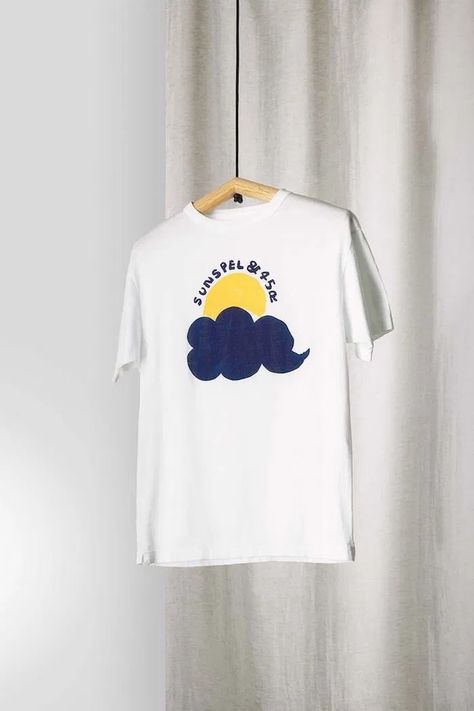 Shop the post: Sunspel 45R sun and cloud tee Lace Drawing, Kansai Yamamoto, Printed Tshirt, Sun And Clouds, Japan Shop, British Men, New Paris, Japan Fashion, Capsule Collection