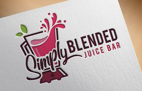 Urban Logo Design, Juice Cafe, Juice Logo, Classy Logos, Juice Company, Smoothie Bar, Drinks Logo, Event Logo, Cafe Logo