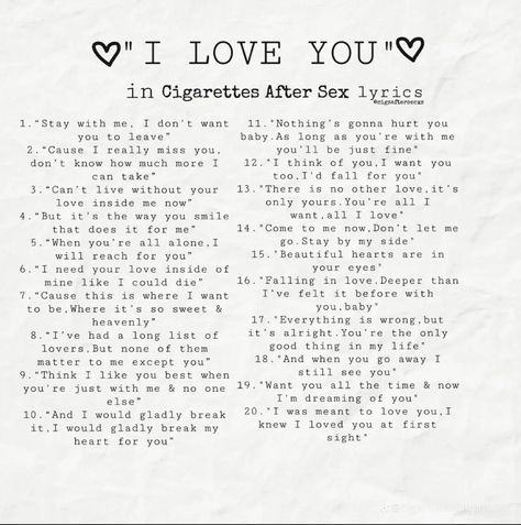 I love you in CSA Lyrics That Say I Love You, A-z I Love You, I Love You In Song Lyrics, Song Lyrics For Him Love, I Love You Lyrics, Cute Song Lyrics For Boyfriend, I Love You In Lyrics, Song Love Quotes, Song Lyrics For Boyfriend