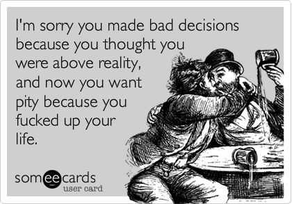 I'm sorry you made bad decisions because you thought you were above reality, and now you want pity because you fucked up your life.a Massage Therapy Humor, Massage Marketing, Therapy Humor, Massage Quotes, Massage Business, Sports Massage, Massage Benefits, Therapeutic Massage, Flash Mob