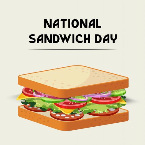 𝗛𝗮𝗽𝗽𝘆 𝗦𝗮𝗻𝗱𝘄𝗶𝗰𝗵 𝗗𝗮𝘆! This is a national day that we at FYZICAL Suwanee can really get on board with! Yes, National Sandwich Day is really a thing and it's today. On the go or at home, a sandwich can be a great go-to balanced meal. You can make them as healthy or indulgent as you like. With it being National Sandwich Day, we're going all-out indulgent! Quotes About Sandwiches, Sandwiches Quote, National Only Child Day, National Sandwich Day, National Burger Day, Sandwich Day, National Day, Home A, On Board