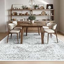 White Walls Dining Room, Kitchen Rugs Under Table, Dining Table Rug Ideas, Kitchen Table Rug Ideas, Rugs Under Dining Table, Rugs For Dining Room Table, Dining Room Rug Ideas, Kitchen Table Rug, Soft Room Decor