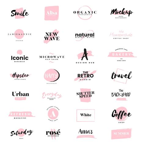 Skin Care Logo, Logo Voyage, Blog Logo Design, 잡지 레이아웃, Skincare Logo, Boutique Logo Design, Logo Instagram, Logo Design Set, Cosmetic Logo