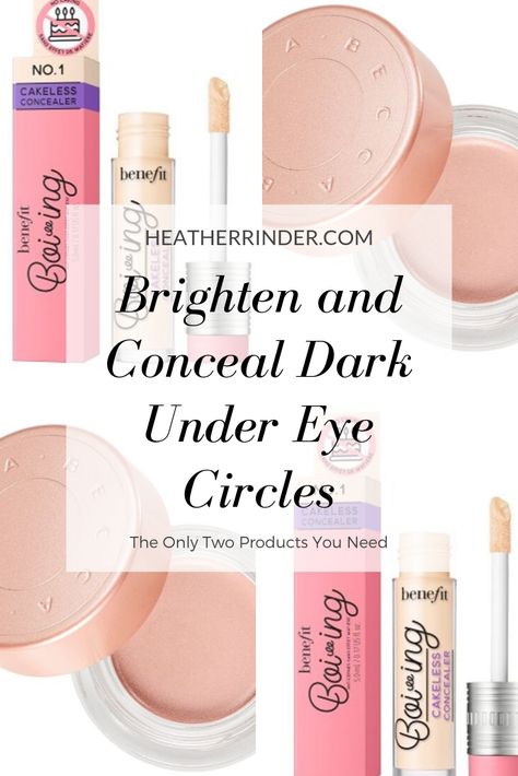 Best Under Eye Brightening Concealer, Best Under Eye Brightener, Best Under Eye Concealer For Dark Circles, Pink Under Eye Concealer, Pink Concealer Under Eyes, Best Concealer For Dark Circles, Pink Under Eye Makeup, Clinique Concealer, Benefit Concealer