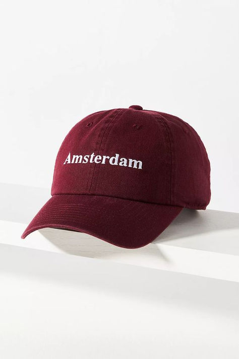 burgundy Amsterdam dad baseball cap from Anthropologie, on sale for $29 | Contents: 100% cotton | fall outfit inspiration, vegan accessories Cap Outfit, Anthropologie Home, Tennis Shop, Lace Bandeau, Lace Bustier, Outfit Inspiration Fall, Wedding Bridal Jewellery, Beauty Gifts, Socks And Sandals