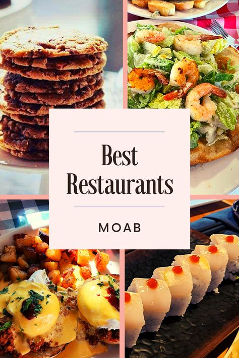 Places To Eat In Moab Utah, Moab Utah Restaurants, Utah Honeymoon, Moab Restaurants, Utah Restaurants, Utah Food, Travel Utah, Utah Parks, Rocky Mountaineer