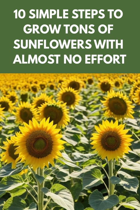 Discover the beauty of growing sunflowers from seeds with our step-by-step guide. Learn how to plant, care for, and nurture these vibrant flowers in your garden. Watch as your sunflowers reach towards the sky, bringing joy and brightness to your outdoor space. Whether you're a beginner or seasoned gardener, this tutorial will help you successfully grow stunning sunflowers that will dazzle both you and passersby. Sunflower Seedlings, Grow Sunflowers, Dried Sunflowers, Growing Sunflowers, Giant Sunflower, Garden Life, Vibrant Flowers, How To Grow Taller, Flower Stands