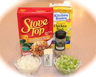 Stovetop Stuffing Mix Recipes, Recipes Made With Stove Top Stuffing, Stuffing Box Recipes For Thanksgiving, Easy Box Stuffing Recipe, Box Stove Top Stuffing Recipes, Box Stuffing Hacks, Stove Top Recipes Stuffing, Stuffing From Box Recipes, Best Box Stuffing Recipe