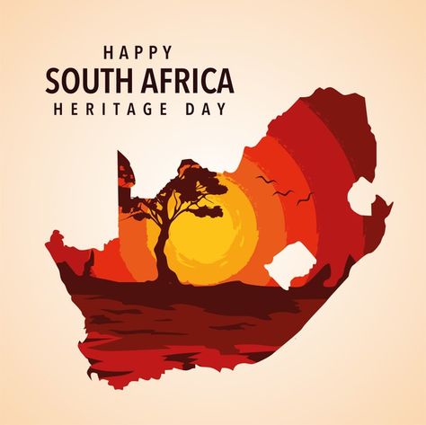 South Africa Flag Art, Happy Heritage Day South Africa, Happy Heritage Day, Heritage Day, South Africa Illustration, Heritage Day South Africa Posters, Freedom Day South Africa, Heritage Day South Africa, Africa Drawing