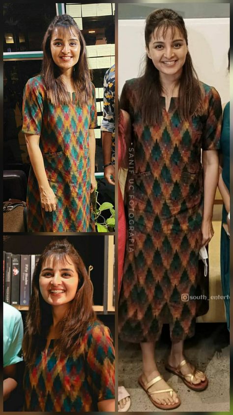 Ikkat Print Kurti Designs, Plain Cotton Kurti Designs For Stitching, Cotton Stylish Kurtis, Ikat Salwar Suit Designs, Simple Kurti Designs Cotton Printed Casual, Ikkat Cotton Kurti Designs Latest, Ikkat Kurta Designs Ikkat Kurta Designs Latest, Office Kurti Designs, Printed Kurta Neck Design Cotton