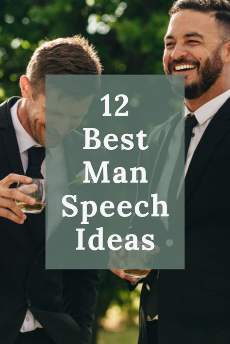 Are you standing up in a wedding as the best man? Aside from planning the bachelor party, you have one very public and important responsibility—giving a best man speech at his wedding. When it comes to preparing a best man speech, there’s a lot of pressure. #bestmanspeech #weddingplans #weddigplanning #bestman Best Man Speech Ideas, Best Man Responsibilities, Groomsman Speech, Mens Bachelor Party, Bachelor Party Planning, Best Man Duties, Best Man Toast, Best Man Wedding Speeches, Wedding Speeches