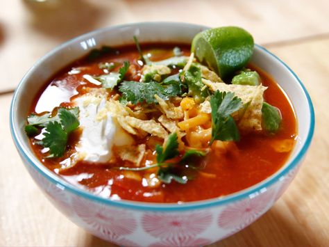 Slow Cooker Mexican Chicken Soup recipe from Ree Drummond via Food Network Chicken Soup Slow Cooker, Mexican Chicken Soup, Slow Cooker Mexican Chicken, Slow Cooker Mexican, Mexican Soup Recipes, Mexican Soup Chicken, Pepperocini Recipes, Mexican Soup, Pioneer Woman Recipes