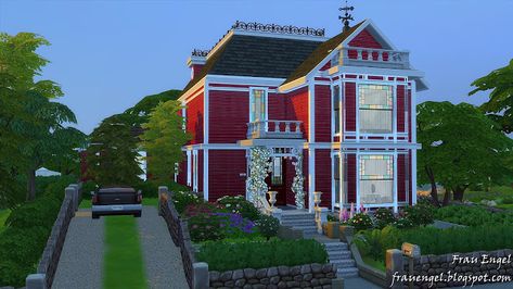 Frau Engel: Charmed Halliwell Manor. UPDATED + version NOCC Sims 4 Cc Traits, Halliwell Manor, Manor Floor Plan, Charmed Tv Show, Charmed Book Of Shadows, Charmed Tv, Sims 4 Download, Sims 4 House Design, The Sims 4 Download