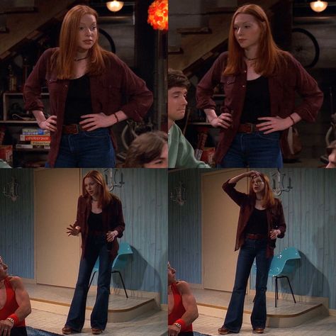 2x3 The Velvet Rope 70s Show Jackie Outfits, That 70s Show Outfits Dona, Jackie From That 70s Show Outfits, Donna Pinciotti Outfits, Donna That 70s Show Outfits, Thats 70 Show Outfit, Jackie That 70s Show Outfit, That 70s Show Aesthetic Outfits, That 70s Show Fashion