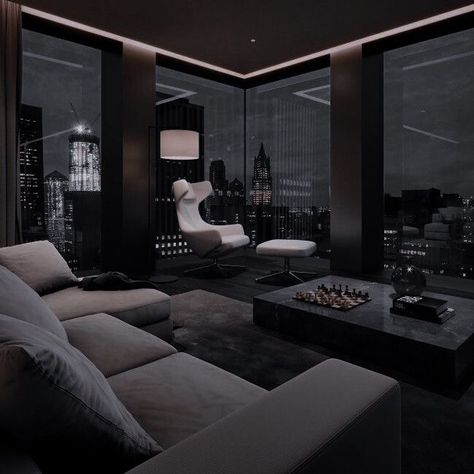 Expensive Apartment, Black Interior Design, Dark House, Dream House Rooms, Dark Interiors, Luxury Homes Dream Houses, Dream House Interior, Dream Rooms, Dream House Decor