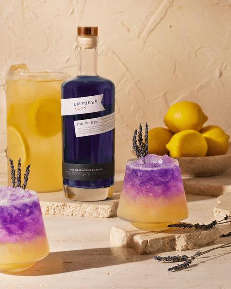 Empress 1908 Indigo Gin - Truly Unique Award-Winning Spirit Lavender Haze Drink, Gin And Lemonade, Booze Board, Empress Gin, Empress 1908 Gin, Eras Party, Swift Party, Bartenders Guide, Cocktail Maker