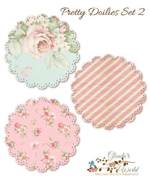 Free Printable Scrapbook Stickers, Paper Doily Crafts, Scrapbook Paper Designs, Simple Diy Projects, Scrapbook Elements, Pretty Printables, Diy Journal Books, Spring Roses, Diy Projects For Beginners