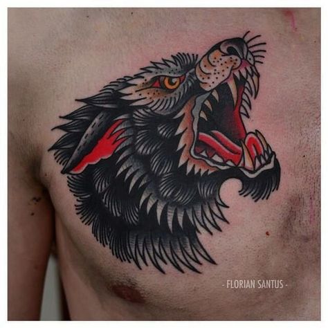 Fenrir tattoos are a popular choice for many people, but what does the meaning behind the tattoo mean to them? The answer awaits you in the article along with 50+ best ink ideas. Wolf Tattoo Traditional, Bear Claw Tattoo, Fenrir Tattoo, Claw Tattoo, Traditional Style Tattoo, Traditional Tattoo Sleeve, Wolf Tattoo Design, Tattoo Traditional, Old School Tattoo Designs