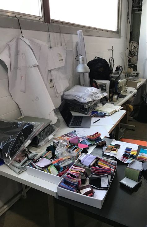 . . . . . . art studio aesthetic behind the scenes runway fashion show bts fashion design core major Fashion Course, Sewing Aesthetic, Nepo Baby, Fashion Major, Fashion Journal, Fashion Dream Job, Fashion Designer Studio, Fashion Jobs, Fashion Student