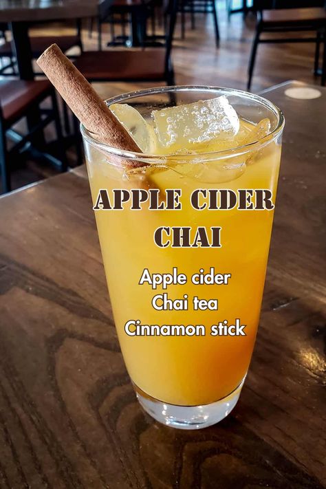 A warm mug of apple cider chai, swirled with spices and topped with cinnamon, perfect for a cozy fall evening. Apple Cider Chai, Cozy Fall Night, Making Apple Cider, Apple Cider Punch, Apple Chai, Juice Ice Cubes, Fall Drink, Apple Cider Caramels, Fall Dinner Party