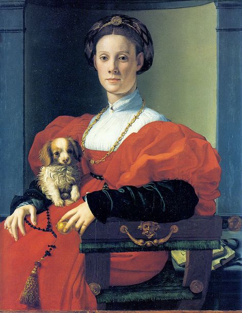 Bronzino - Portrait of a Lady in red with dog | Frankfurt St… | Flickr Agnolo Bronzino, Giovanni Boldini, Woman In Red, Edouard Manet, Lap Dogs, Caravaggio, Italian Artist, Painting Reproductions, Rembrandt