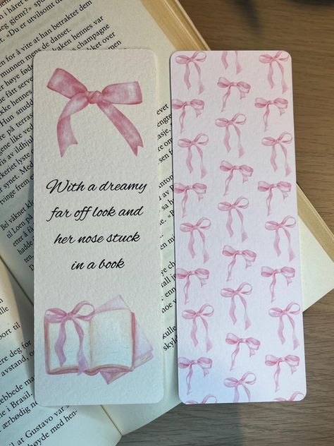 Cute Bookmark Textured Cotton Paper Handcrafted With Pink Watercolor Illustrations Double Sided and Quote From Beauty and the Beast - Etsy Norway Coquette Bookmark, Cute Bookmark, Cute Bookmarks, Watercolor Illustrations, Pink Watercolor, Book Accessories, The Beast, Cotton Paper, Watercolor Illustration