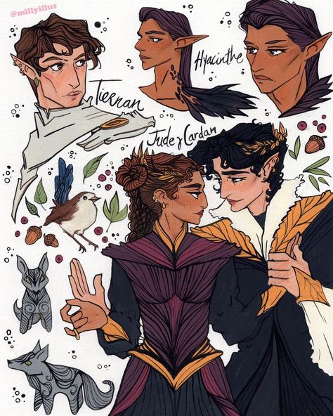 Tiernan And Hyacinth, The Stolen Heir Fanart, The Stolen Heir, Jude Cardan, Stolen Heir, Holly Black Books, Dan Green, Queen Of Nothing, Prince Art