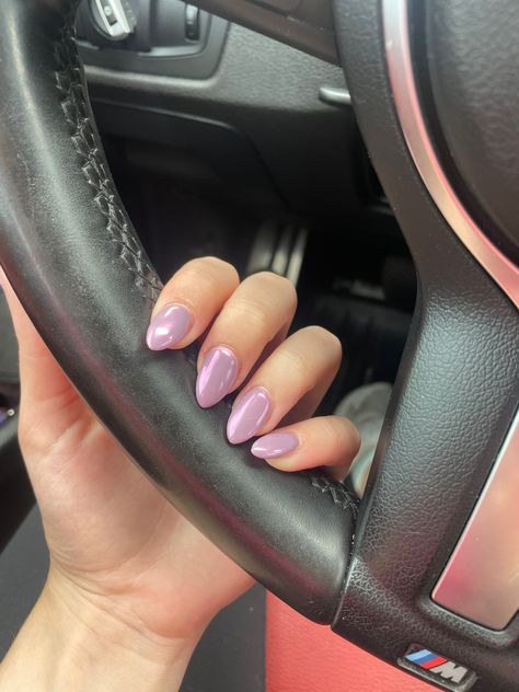 purple chrome nails nail ideas summer nails Purple Crome Nails Coffin, Lilac Nails Acrylic Lavender Short, Purple Chromatic Nails, Lilac Purple Chrome Nails, Chrome Violet Nails, Milky Chrome Lilac Nails, Milky Lavender Chrome Nails, Lilac Chrome Nails Almond, Chrome Nails With Color