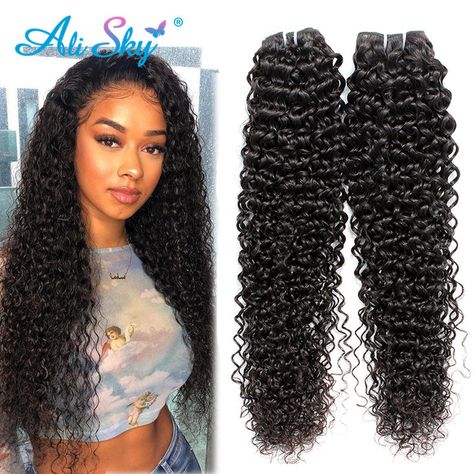 Malaysian Curly Hair, Curly Hair Bundles, Natural Hair Woman, Raw Indian Hair, Hair Weaving, Natural Hair Extensions, Bouncy Hair, Colored Curly Hair, Remy Hair Extensions