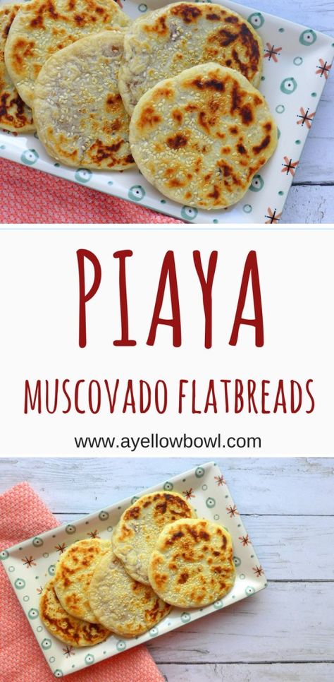 piaya recipe (muscovado flatbreads) from Negros is a common Filipino pasalubong. Easy to make at home! #filipinofood No Carb Bread, Pretzels Recipe, Fry Bread, Filipino Dishes, Pinoy Food, Sweet Smell, Savoury Baking, Easy Cooking Recipes, Filipino Recipes