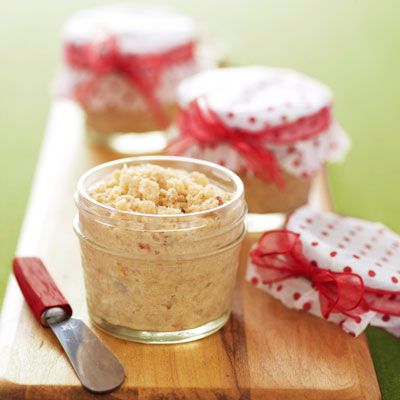 Shrimp Rillettes - Holiday Gifts - Spread - Appetizer Recipes - Good Housekeeping Edible Holiday Gifts, Christmas Diy Food, Diy Food Gifts, Make Ahead Appetizers, Homemade Food Gifts, Christmas Food Gifts, Homemade Holiday, Thanksgiving Appetizers, Great Appetizers