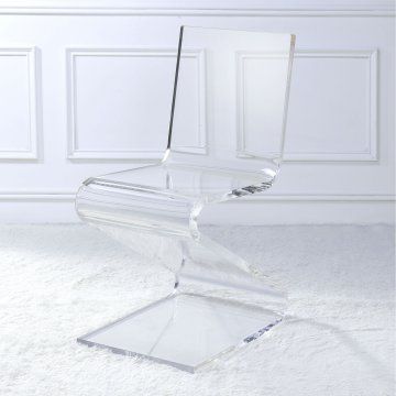 Picket House Furnishings Peek Acrylic Z-Chair | Hayneedle Cool Dining Table, Fur Chairs, Z Chair, Clear Chair, Acrylic Chairs, Fancy Living Rooms, Clear Chairs, Fur Chair, Chrome Chair