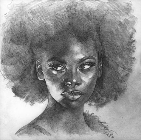 Drawing Dragon, Gcse Art Sketchbook, Afrocentric Art, Black Art Painting, Charcoal Art, Portrait Sketches, Black Art Pictures, Art Drawings Sketches Creative, Afro Art