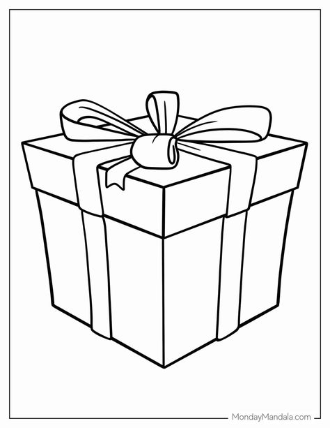 20 Christmas Present Coloring Pages (Free PDF Printables) Christmas Gift Coloring Page, Christmas Presents Coloring Pages, Present Coloring Page, Christmas Pdf Printables Free, Christmas Present Template, Presents Coloring Pages, Gift Coloring Page, Free Christmas Coloring Sheets, Merry Christmas Present