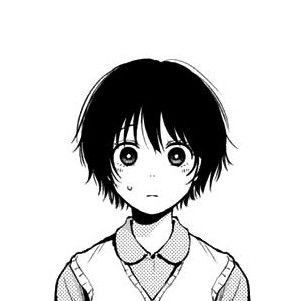 Anime Character, A Girl, Short Hair, Black And White, Hair, Anime, White, Black