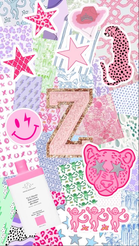 Letter Z Wallpaper, Z Wallpaper Letter, Scrap Letters, Preppy Letters, Z Wallpaper Letter Iphone, Z Wallpaper Letter Aesthetic, Preppy Aesthetic Wallpaper, Wallpaper Letter, Monogram Wallpaper