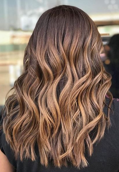 Fall In Love Fall Brunette, Black Hair With Blonde Highlights, Best Ombre Hair, Chemo Hair, Fall Hair Color For Brunettes, 2018 Hair, Highlights Curly Hair, Hair Goal, Red Blonde Hair