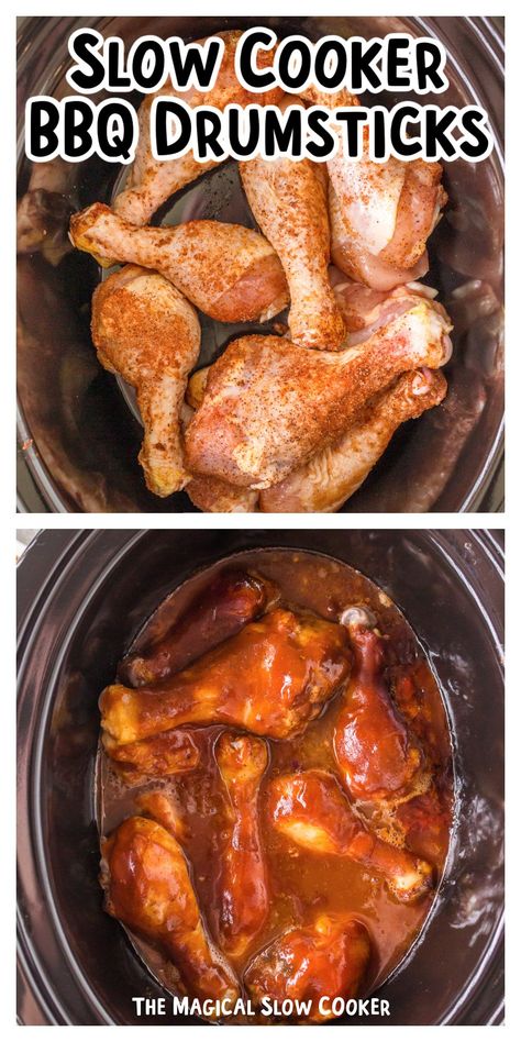 Drum Stick Recipes Crockpot, Chicken Drumsticks In Crockpot Recipe, Crockpot Bbq Drumsticks, Slow Cooker Bbq Chicken Drumsticks, Bbq Drumsticks Crockpot, Chicken Drum Sticks Crock Pot, Bbq Chicken Drumsticks Crockpot, Frozen Chicken Drumsticks Crockpot, Crockpot Bbq Chicken Drumsticks