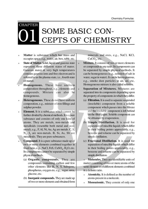 Chemistry 11 Notes, Some Basic Concepts Of Chemistry Notes For Neet, Class 11 Pcb Notes, Class 11 Science Study Tips, How To Study Chemistry Class 11, Class 11 Pcb, Basic Physics Formulas Class 11, Chemistry Basics Class 10, Some Basic Concepts Of Chemistry Notes Class 11