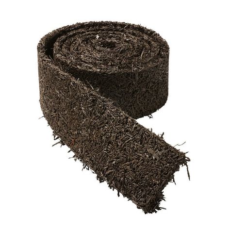 Permanent Mulch Recycled Rubber Border - Bed Bath & Beyond - 40463653 Garden Border Edging, Garden Mulch, Garden Problems, Wood Mulch, Tyres Recycle, Lawn Edging, Garden Accents, Garden Pathway, Outdoor Statues