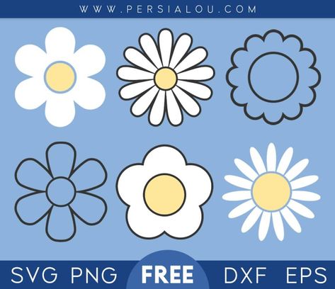 Free Flower Svg Files For Cricut, Simple Flower Svg Free, Daisy Flower Templates Printable, Free Daisy Svg Files For Cricut, Daisy Svg Free Cricut, Daisy Cricut Template, Daisy Svg Free, Flower Svg Free, Daisy Flower Svg Free Cricut