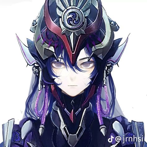 Scaramouche Redesign, Scaramouche Fanart, Genshin Redesign, Wanderer Scaramouche, Wanderer Art, Scaramouche Wanderer, Genshin Art, Handsome Anime Guys, Ship Art