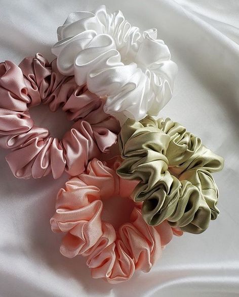 Scrunchies Photography Ideas, Scrunchie Photoshoot Ideas, Skirt Ankara Styles, African Print Skirt Ankara Styles, Hair Accessories Business, Pastel Scrunchies, Fabric Hair Accessories, Hair Accessories Ribbon, Beauty Treatments Skin Care