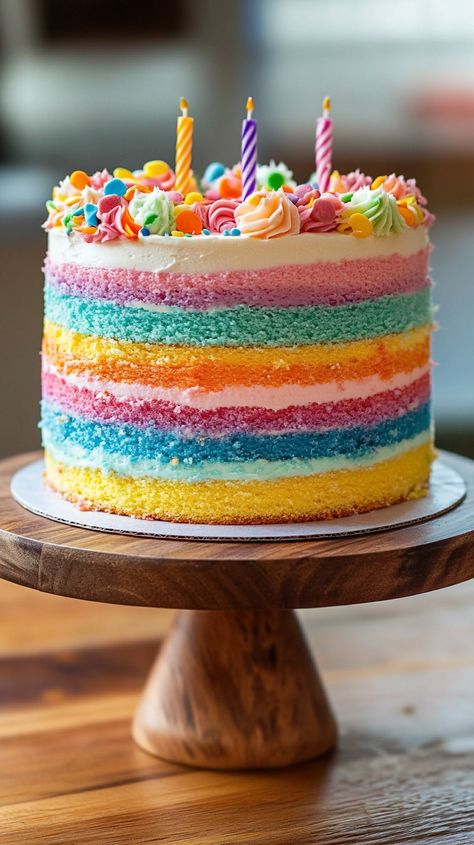 Ready to wow your guests? These 10 creative rainbow cake ideas are perfect for birthdays and special occasions. Learn how to bake vibrant treats everyone will love! Rainbow Cake Ideas, Ideas For Your Birthday, Colorful Cake, Taste The Rainbow, Rainbow Cake, Colorful Rainbow, Cake Inspiration, Birthday Bash, To Shine