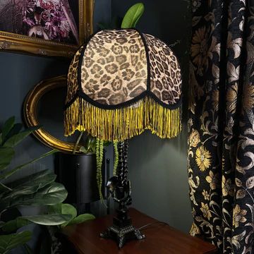 Lamps - Skull Lamps - The Blackened Teeth – The Blackened Teeth Ltd Gothic Lighting, Skeleton Lamp, Blackened Teeth, Print Lampshade, Gothic Homeware, Copper Lampshade, Ceiling Lampshade, Victorian Lampshades, Leopard Print Fabric