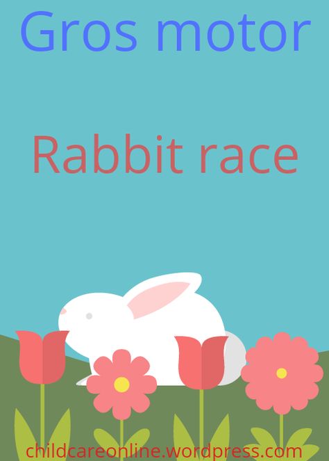 Rabbit race#grosmotor#math#writingletters#kindergarten#preschool#tailwind Rabbit Activities For Preschool, Toddler Classroom Activities, Physical Activities For Preschoolers, Rabbit And Tortoise, Toe Exercises, Pe Games, Toddler Classroom, Garden Fun, Kids Groups